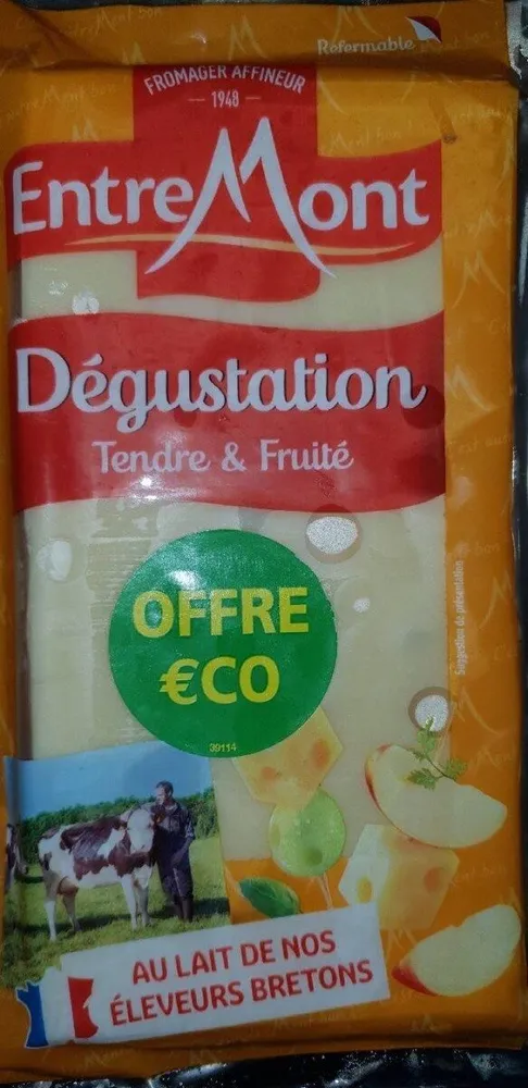 Entre Mont // le Degustation tendre et fruité