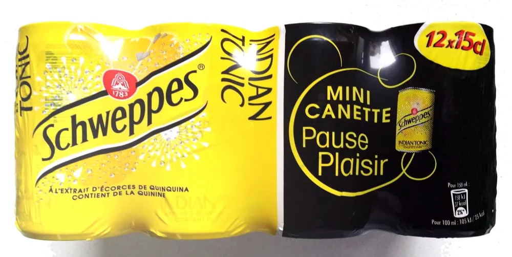 Indian Tonic - Boisson gazeuse rafraîchissante mini canette