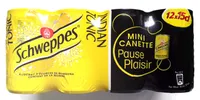 Indian Tonic - Boisson gazeuse rafraîchissante mini canette