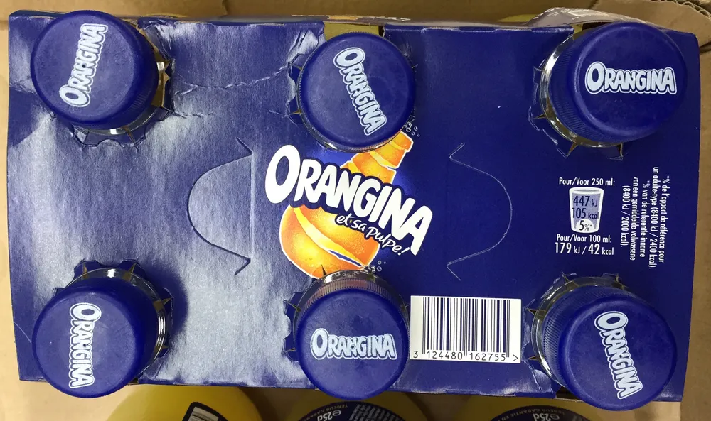 Orangina et sa pulpe !