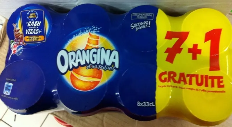 orangina et sa pulpe
