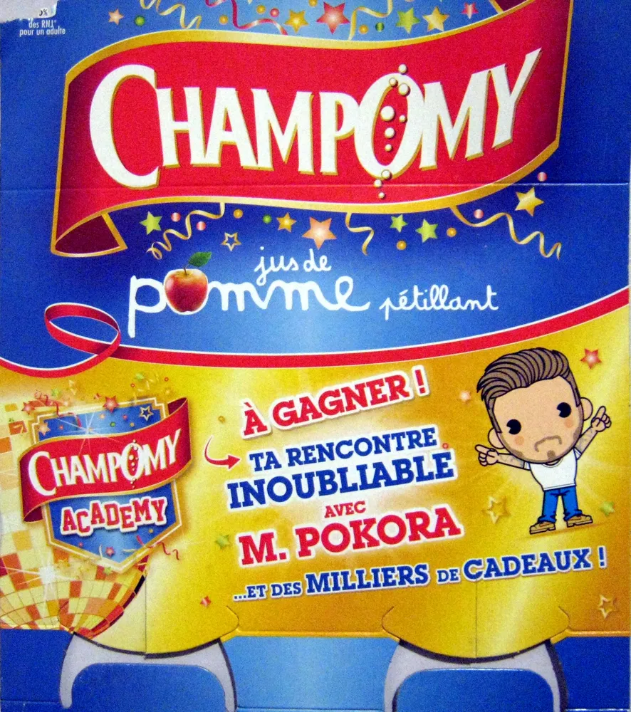 Jus de pomme pétillant Champomy (pack de 2)