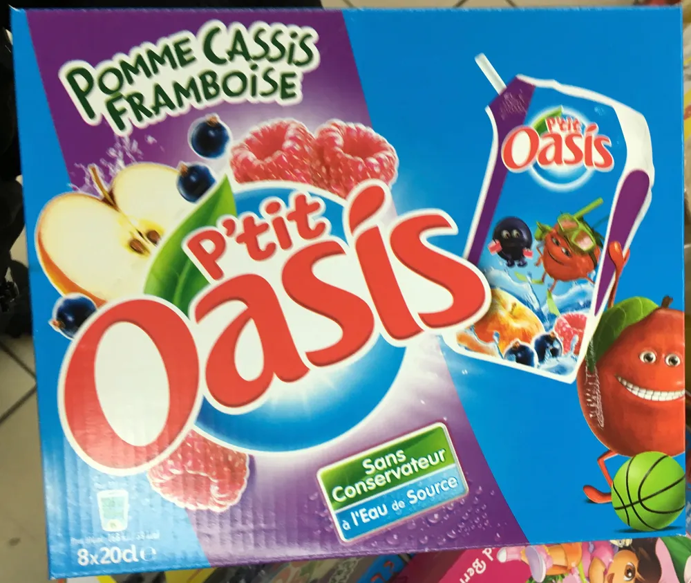 P'tit Oasis Pomme Cassis Framboise