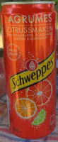 Schweppes agrumes aux saveurs d'orange,🍊de pamplemousse, de citron vert & de mandarine