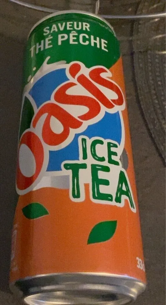 Oasis ice tea saveur pêche