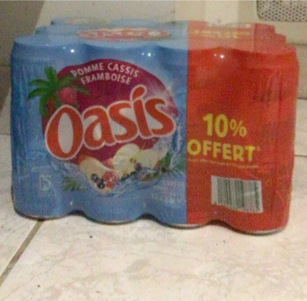 Oasis pomme cassis framboise