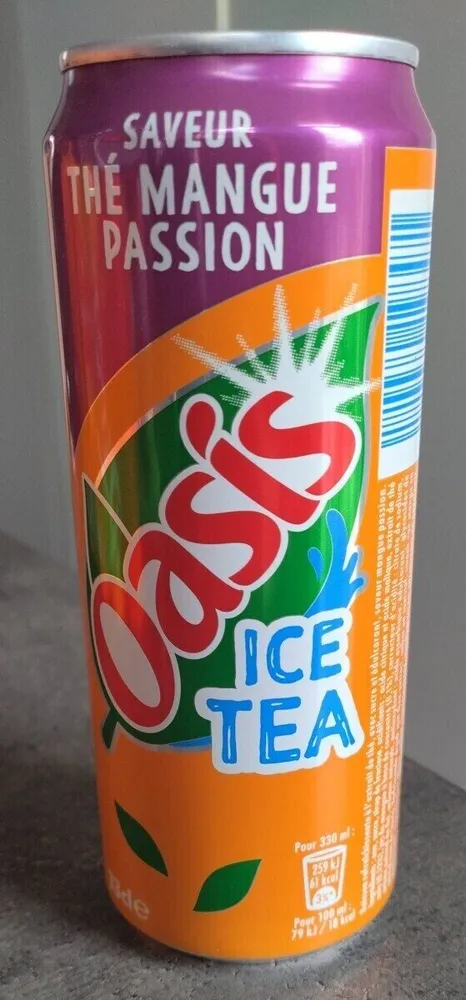 Oasis ice tea mangue passion