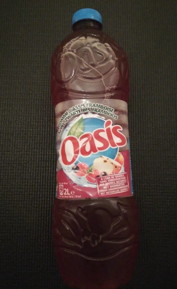 Oasis pomme cassis framboise