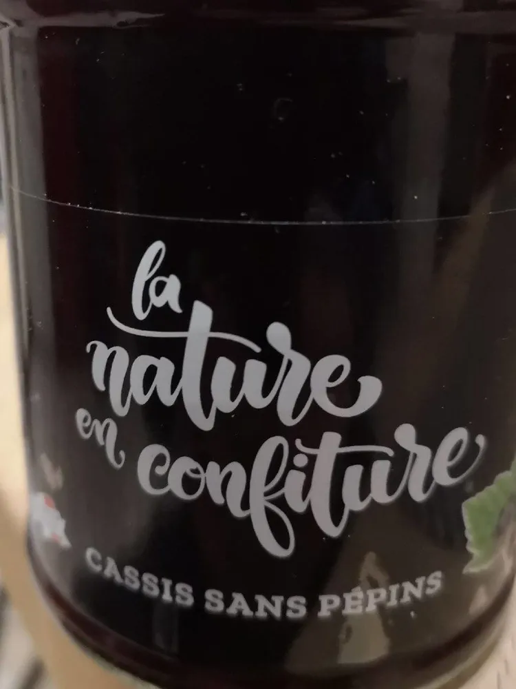 Confiture cassis sans pépins