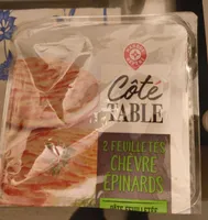 2 Feuilletés chèvre épinards