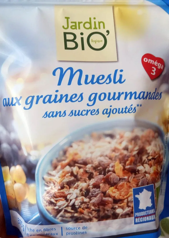 Muesli aux graines gourmandes
