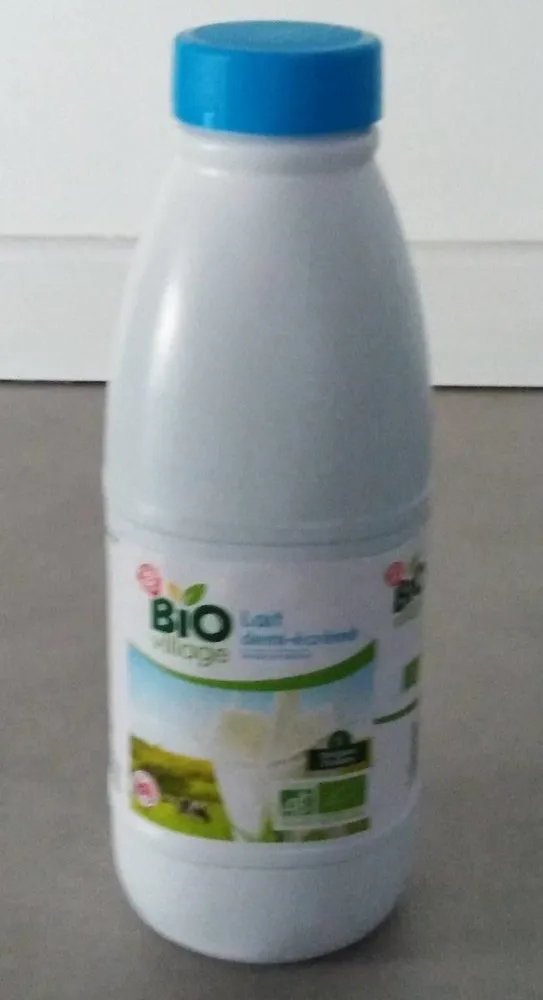 Lait bio demi écrémé