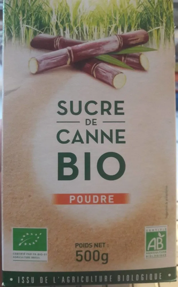 Sucre de canne Bio Poudre