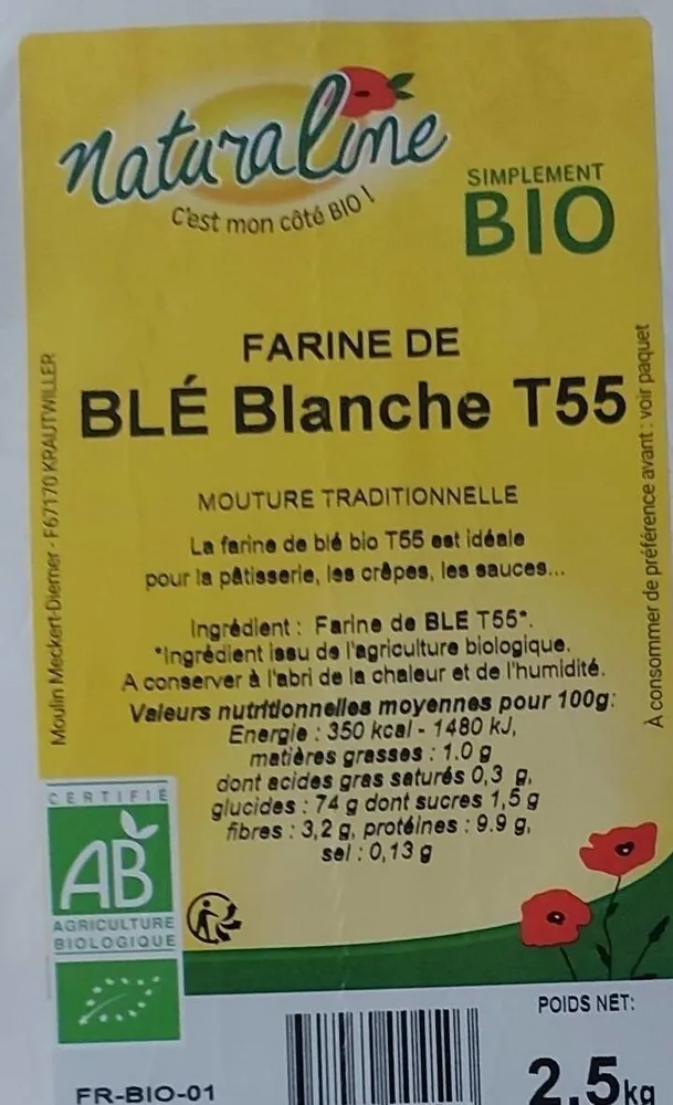Farine de blé blanche T55