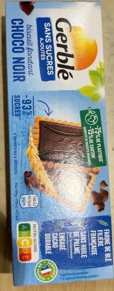 Biscuit fondant choco noir