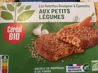 les galettes boulgour & épeautre aux petits légumes