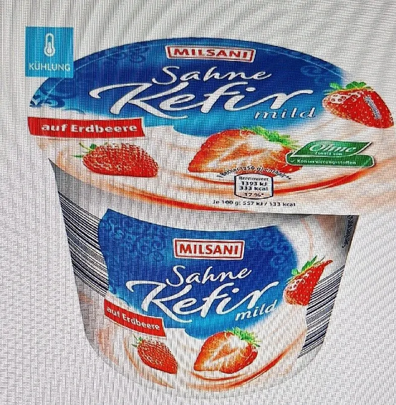 Sahnekefir mild - Erdbeere