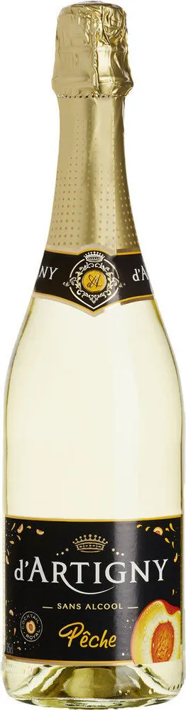Effervescent sans alcool Pêche