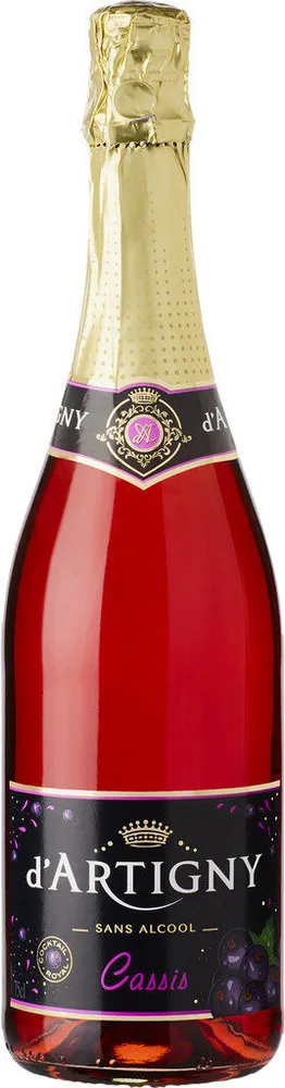 Effervescent sans alcool Cassis