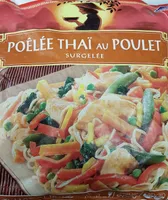 Poelee thai au poulet