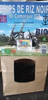 Chips de riz noir