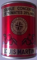 Double concentré de tomates 28% min.