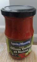 Sauce olives vertes et noires