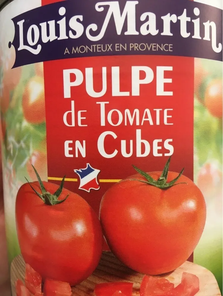 Pulpe te tomate en cube