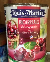 Bigarreaux denoyautes au sirop leger