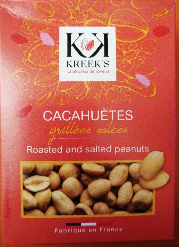 cacahuètes grillées salées