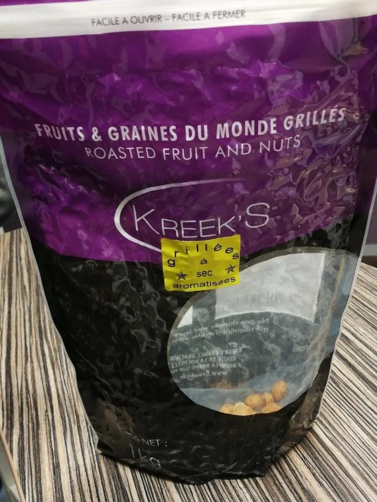 Fruits et graines du monde grillés
