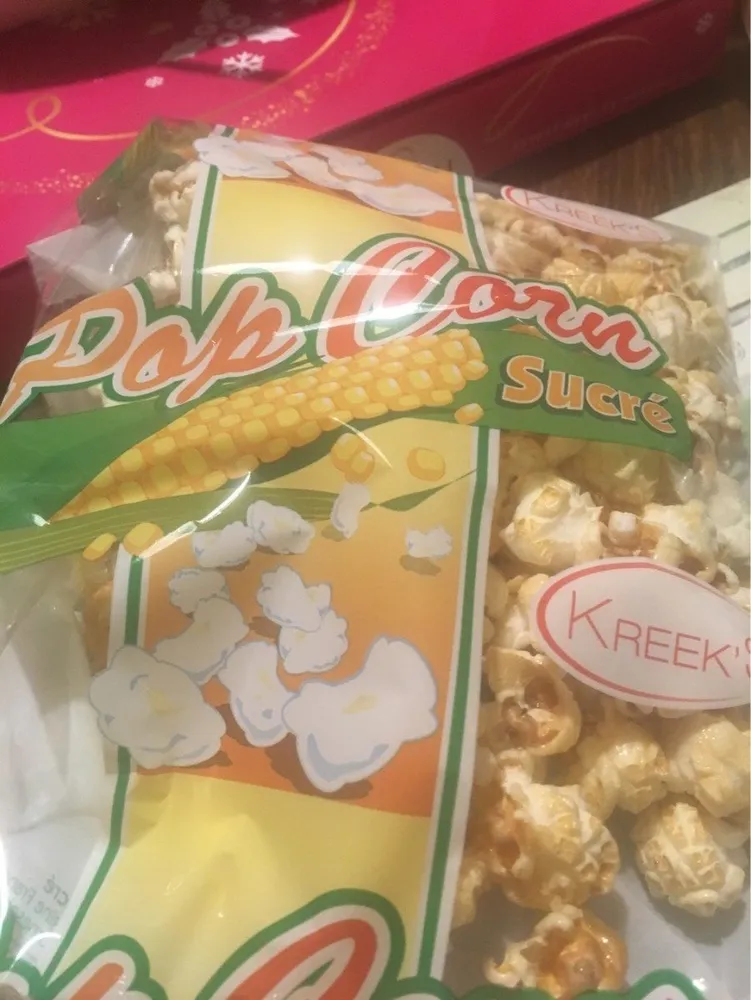Pop corn sucré