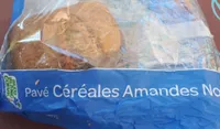 Pavé céréales amandes noisettes
