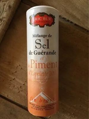 Mélange de Sel de Guérande et de Piment d'Espelette