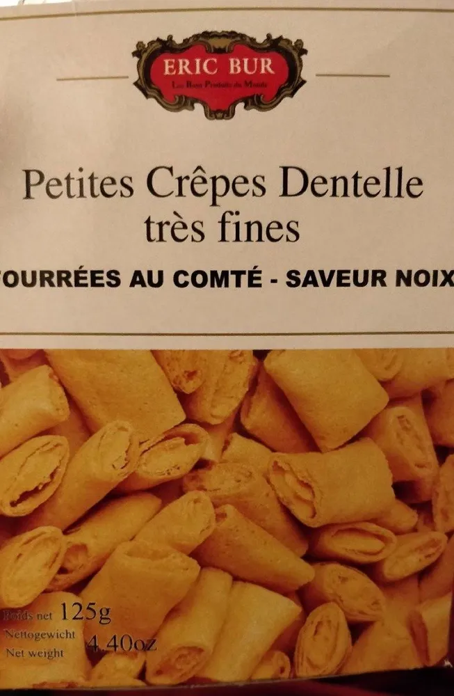 Petites crêpes dentelle très fines