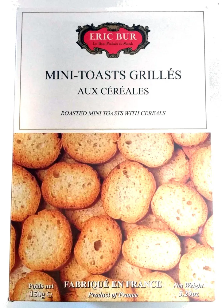 Mini-toasts grillés aux céréales