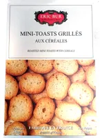 Mini-toasts grillés aux céréales