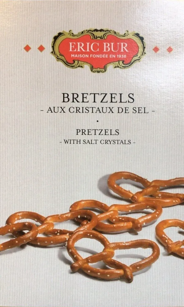 Bretzels aux cristaux de sel