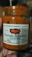 Piperade de jambon au sel noir fumé