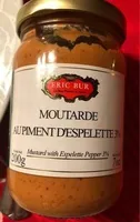 Moutarde au piment d’espelette 3%
