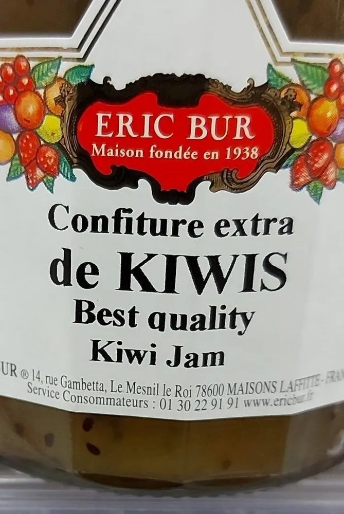 Confiture extra de KIWIS