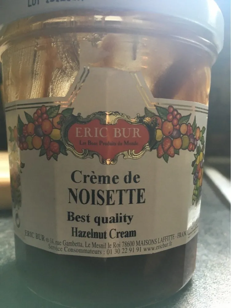 Crème de noisette