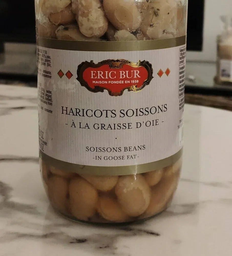 Haricots saisons à la graisse d'oie