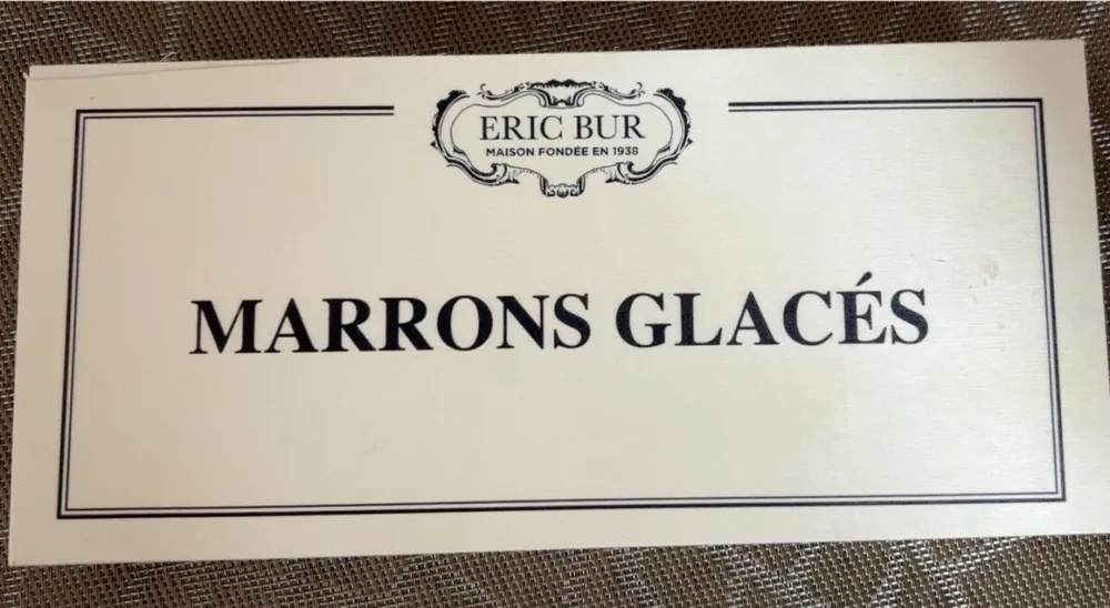 Marrons glacés