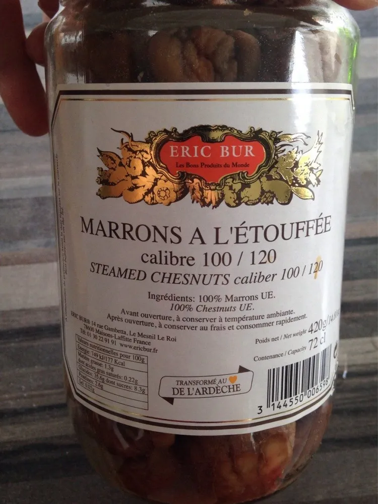 Marrons à L'étouffée