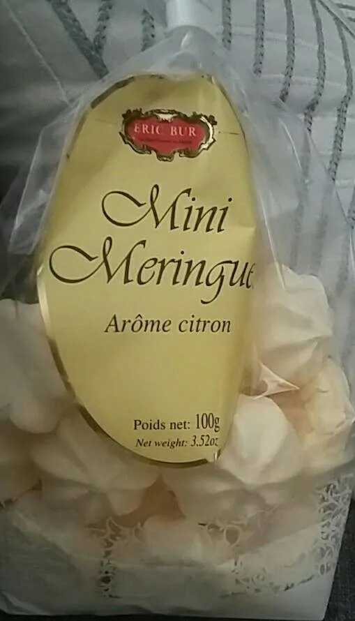 Mini Meringues Arôme Citron