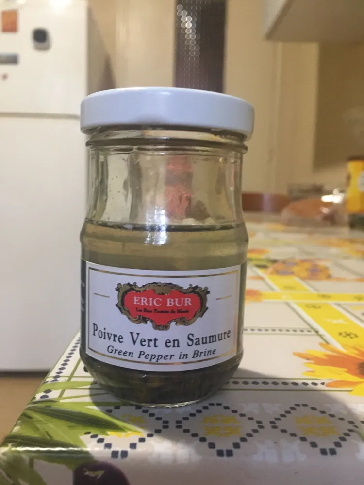 Poivre vert en saumure Eric Bur