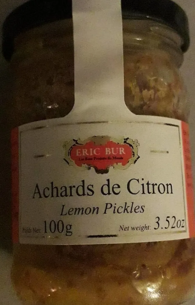 Achards de citron