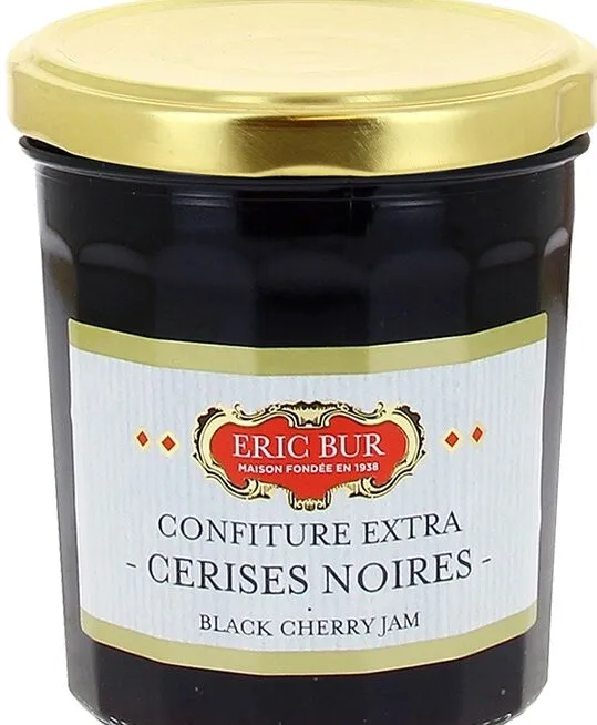 Confiture extra de cerises noires