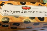Petits fours à la cerise amarena
